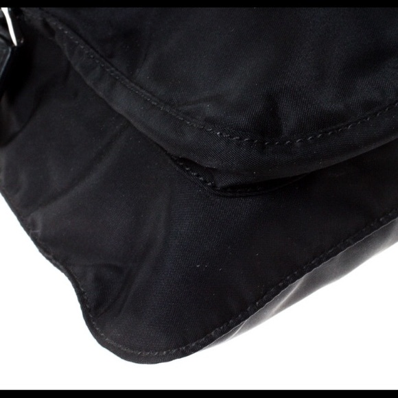 Prada Black Nylon and Leather Crossbody Bag - Picture 5 of 9
